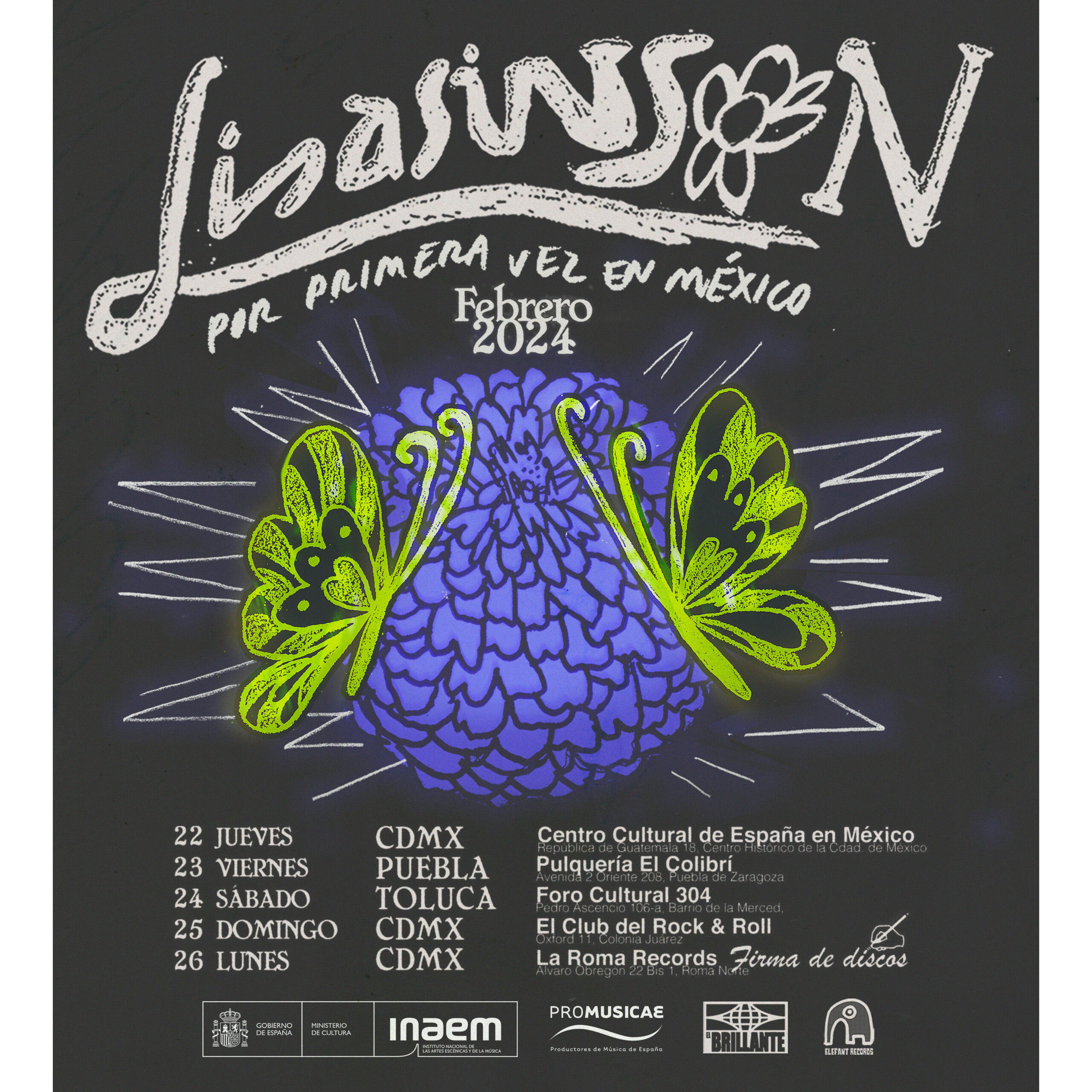 Imagen destacada de noticia: LISASINSON anuncian su primera gira por MÉXICO